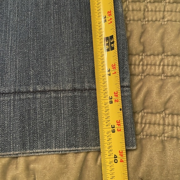 Flying Monkey Denim Blue Jeans with Bell Bottoms Flare Wide Legs - Picture 16 of 17